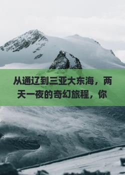 通辽市出发三亚大东海二日游