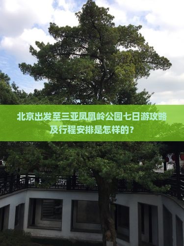 北京去三亚凤凰岭公园七日游