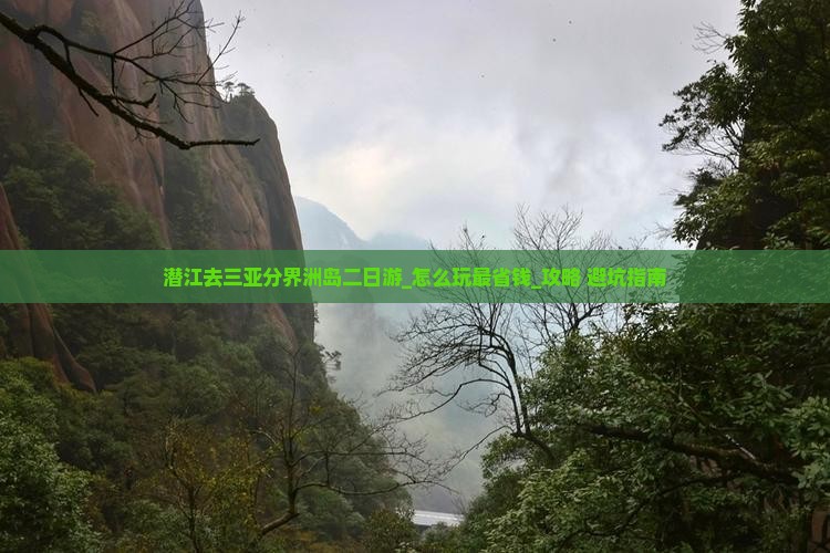 潜江去三亚分界洲岛二日游
