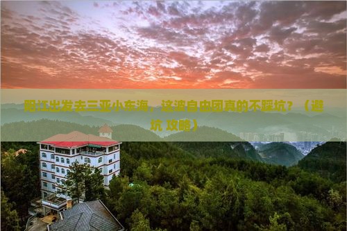 阳江前往三亚小东海自由团