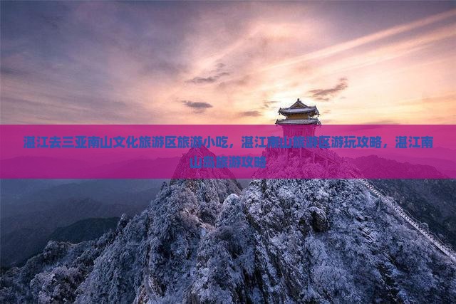 湛江去三亚南山文化旅游区旅游小吃