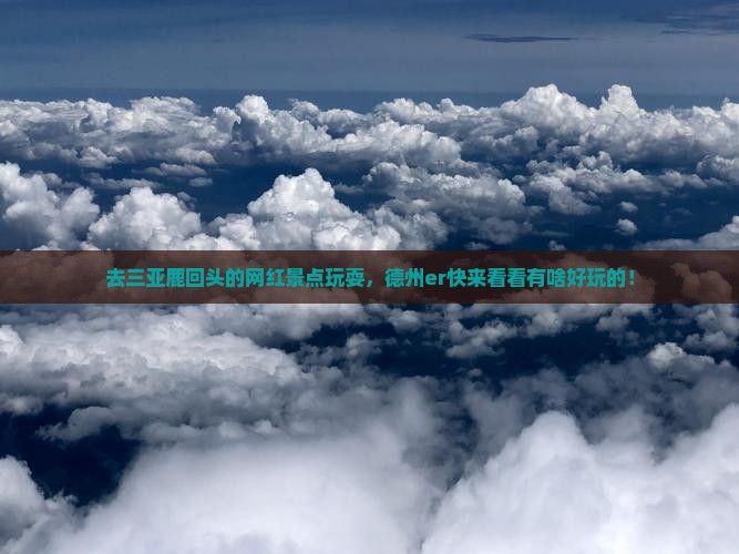 德州前往三亚鹿回头旅游网红地点