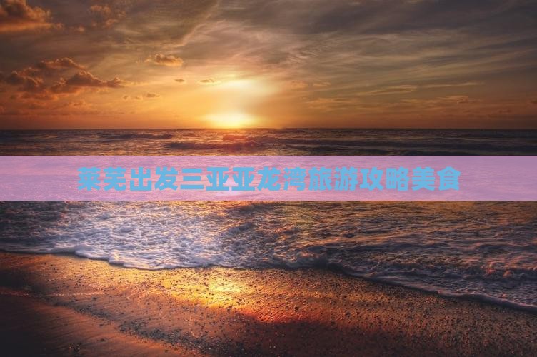 莱芜出发三亚亚龙湾旅游小吃