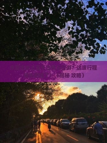 东营出发三亚千古情五日游