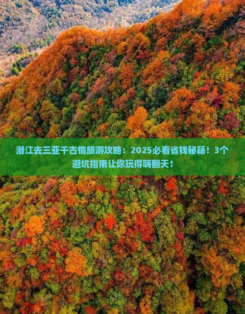 潜江去三亚千古情旅游