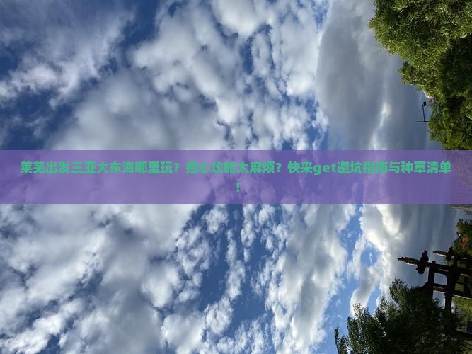 莱芜出发三亚大东海哪里玩