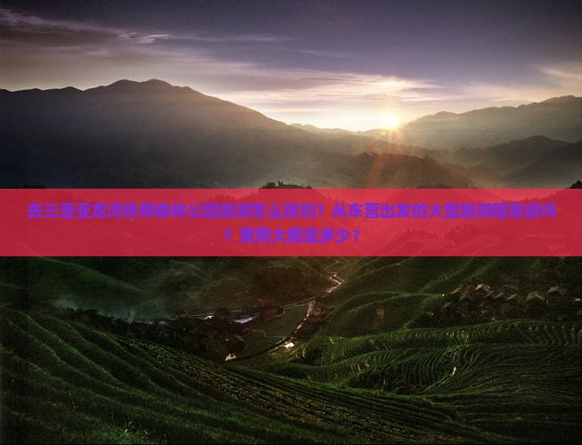 东营出发三亚亚龙湾热带森林公园大型旅游团