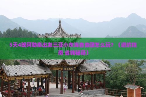 阿勒泰出发三亚小东海自由团