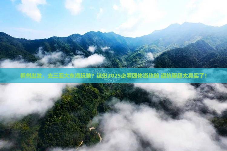 柳州去三亚大东海团体旅游