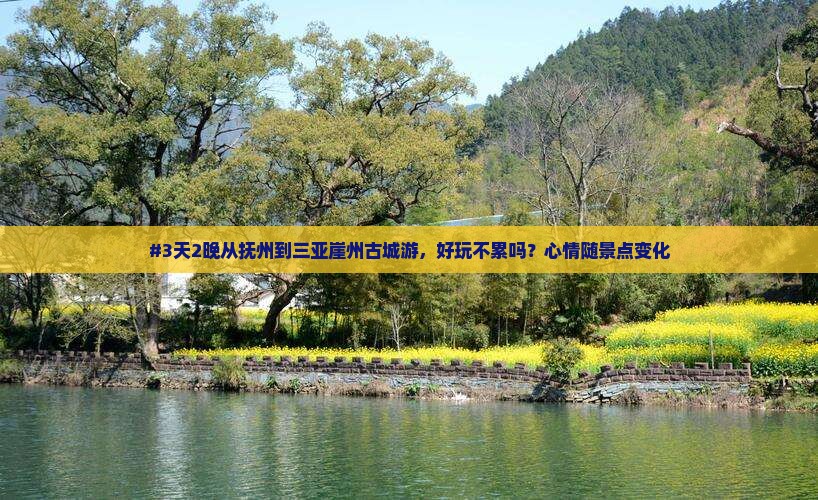 抚州前往三亚崖洲古城二日游