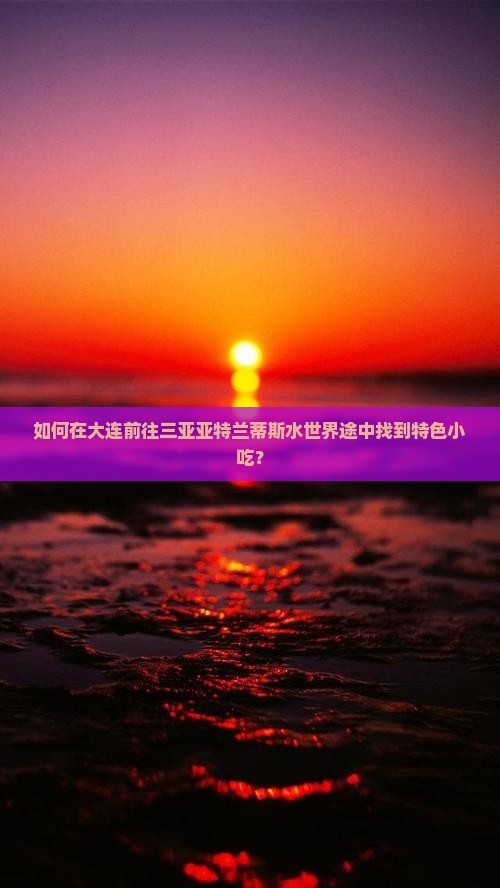 大连前往三亚亚特兰蒂斯水世界旅游小吃
