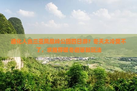 通化前往三亚凤凰岭公园四日游