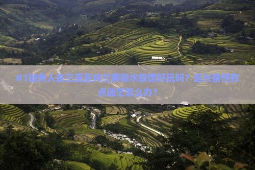 随州去三亚亚特兰蒂斯水族馆必玩地
