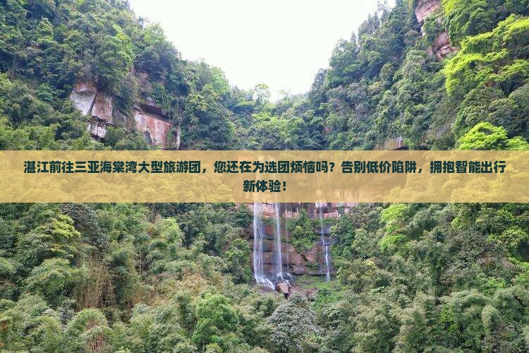 湛江前往三亚海棠湾大型旅游团
