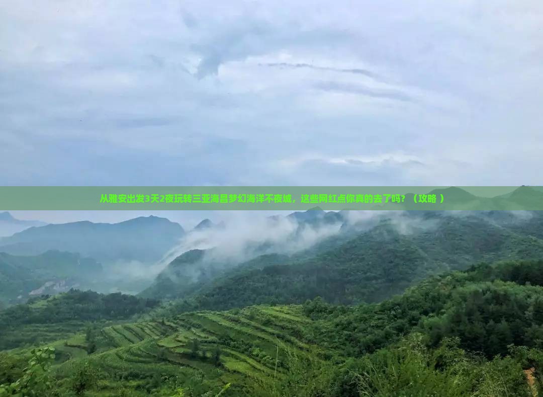 雅安出发三亚海昌梦幻海洋不夜城旅游网红地点