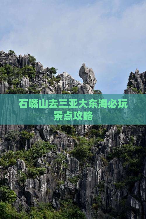 石嘴山去三亚大东海必玩地