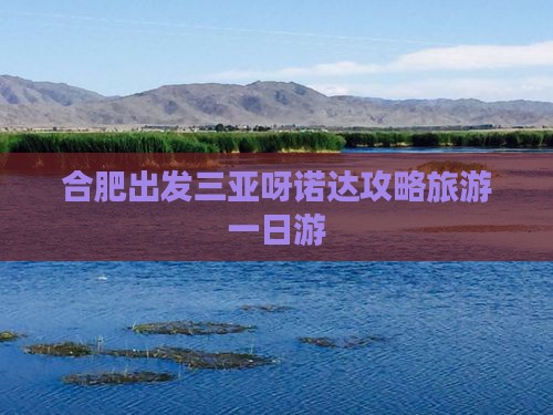 合肥去三亚呀诺达景区一日游