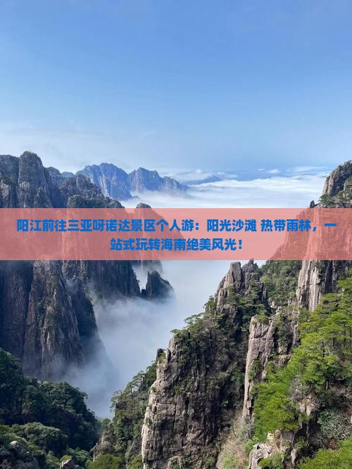 阳江前往三亚呀诺达景区个人游