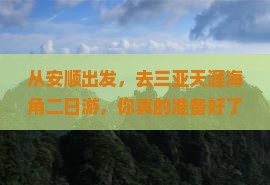 安顺出发三亚天涯海角二日游