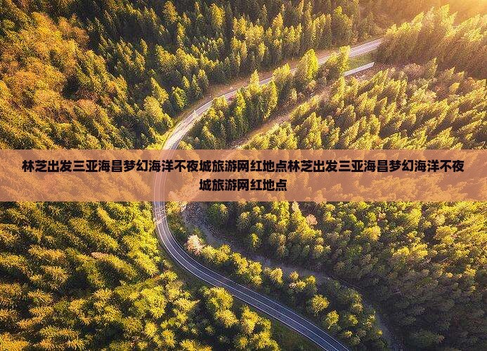 林芝出发三亚海昌梦幻海洋不夜城旅游网红地点