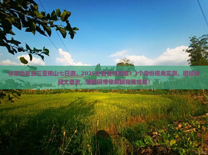 林芝去三亚南山文化旅游区七日游