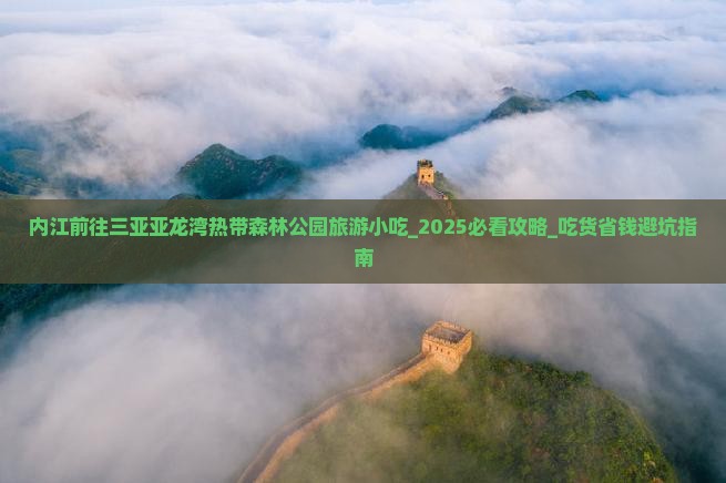 内江前往三亚亚龙湾热带森林公园旅游小吃