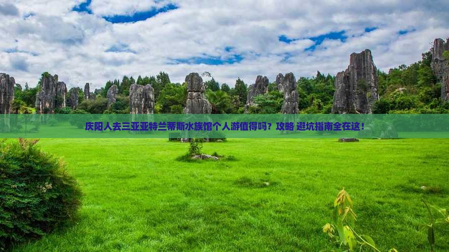 庆阳去三亚亚特兰蒂斯水族馆个人游