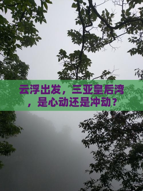 云浮出发三亚皇后湾旅游