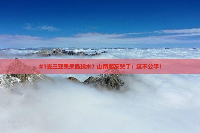 山南去三亚呆呆岛一日游