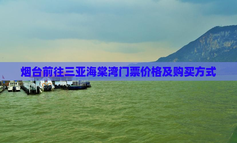 烟台前往三亚海棠湾门票