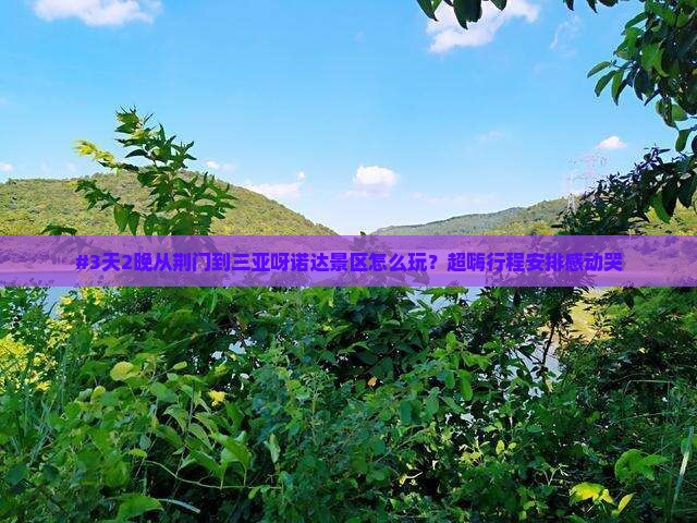 荆门出发三亚呀诺达景区必玩地