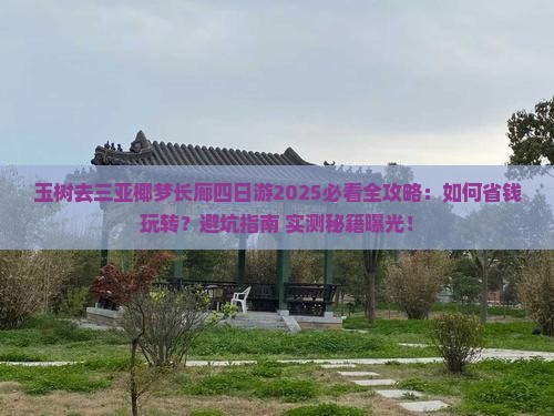 玉树去三亚椰梦长廊四日游