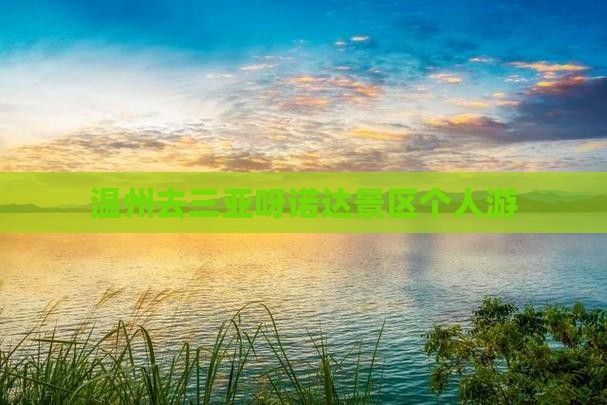 温州去三亚呀诺达景区个人游