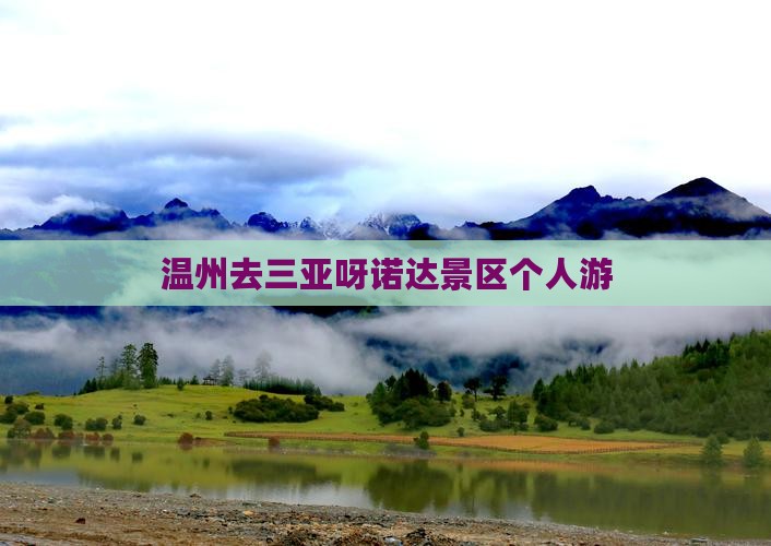 温州去三亚呀诺达景区个人游