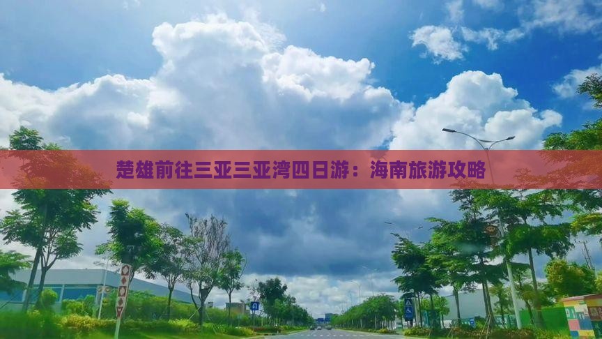 楚雄前往三亚三亚湾四日游