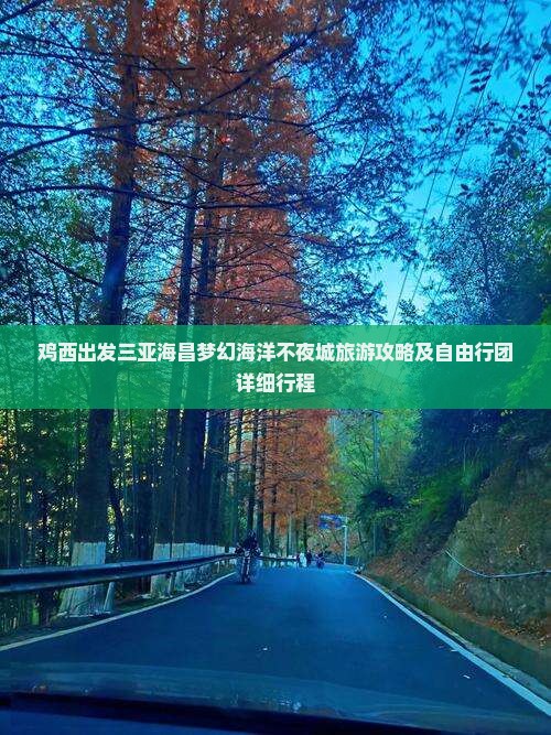 鸡西出发三亚海昌梦幻海洋不夜城旅游攻略及自由行团详细行程
