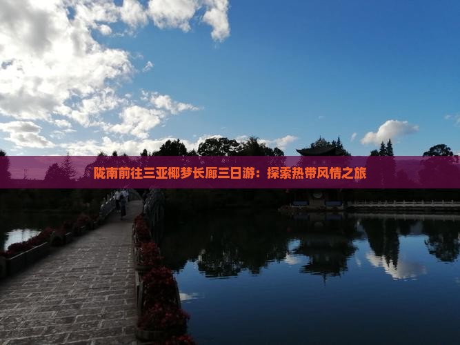 陇南前往三亚椰梦长廊三日游：探索热带风情之旅