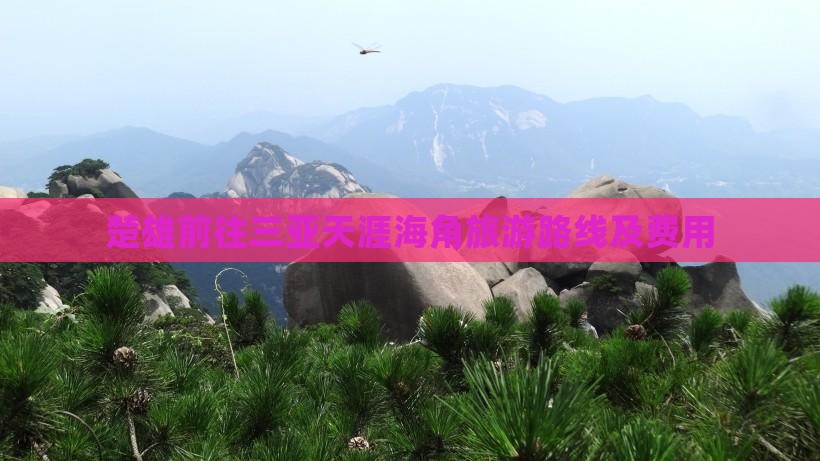 楚雄前往三亚天涯海角旅游路线及费用