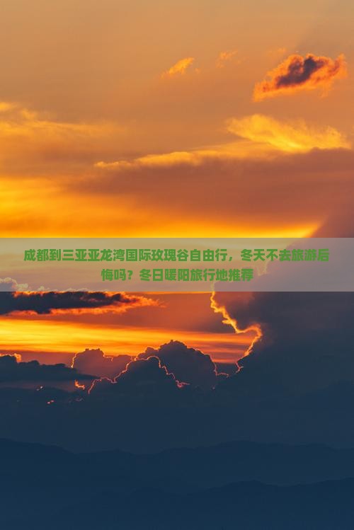 成都去三亚亚龙湾国际玫瑰谷个人游