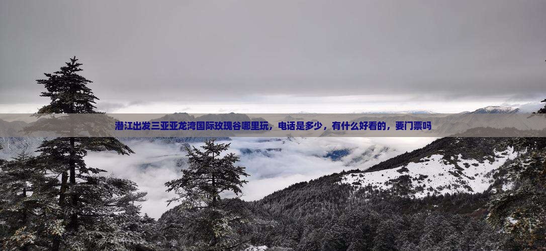 潜江出发三亚亚龙湾国际玫瑰谷哪里玩