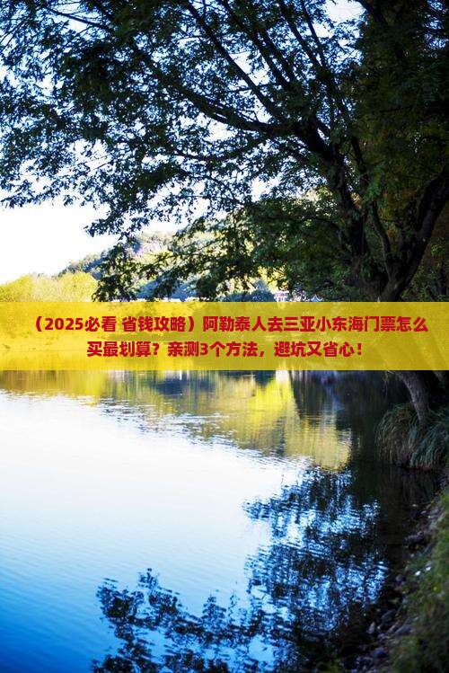 阿勒泰去三亚小东海门票