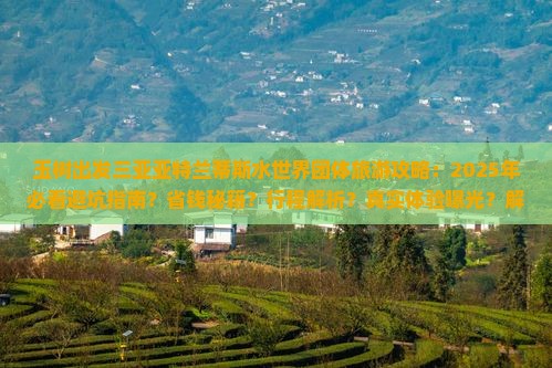 玉树出发三亚亚特兰蒂斯水世界团体旅游