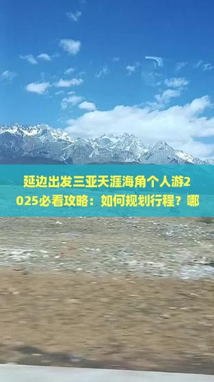 延边出发三亚天涯海角个人游
