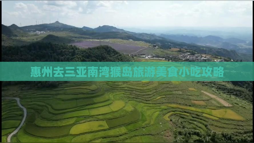 惠州去三亚南湾猴岛旅游小吃