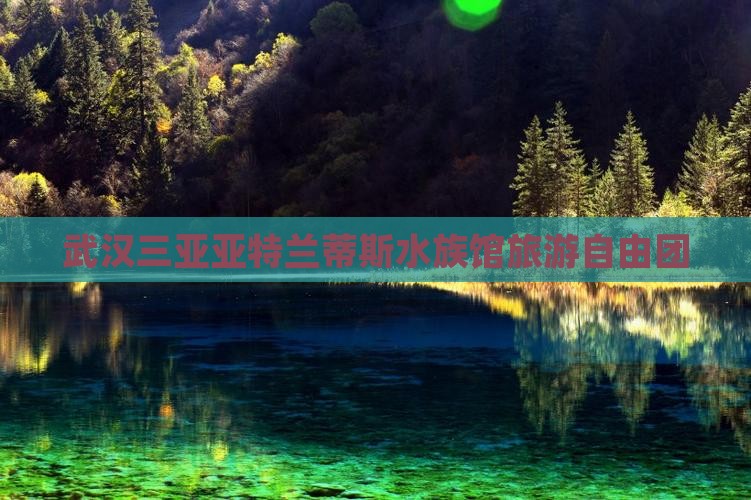 武汉前往三亚亚特兰蒂斯水族馆自由团