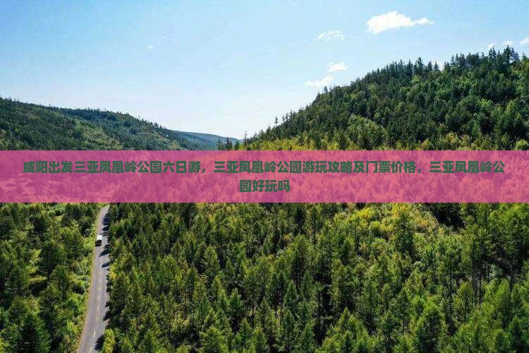 咸阳出发三亚凤凰岭公园六日游