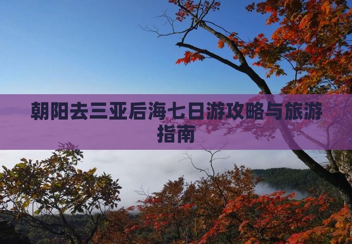 朝阳去三亚后海七日游