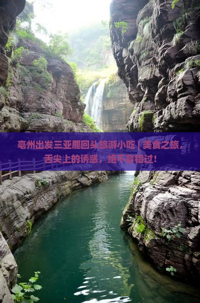 亳州出发三亚鹿回头旅游小吃
