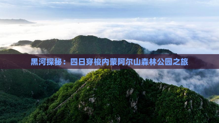 黑河探秘：四日穿梭内蒙阿尔山森林公园之旅