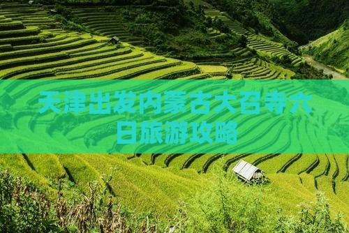 天津出发内蒙古大召寺六日旅游攻略 天津出发内蒙古大召寺六日旅游攻略